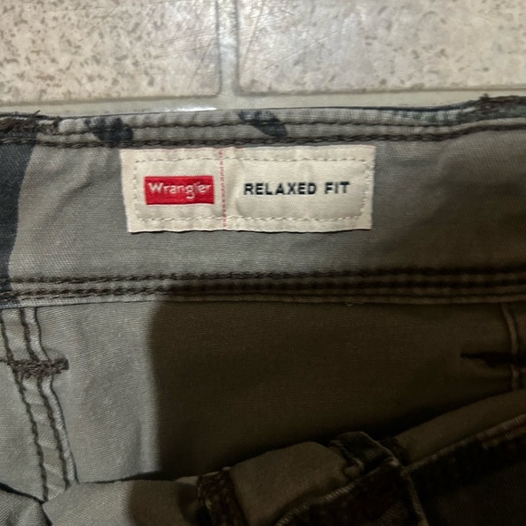 Vintage real tree cargo Pants Wrangler relaxed fit 36/32 - Picture 4 of 6